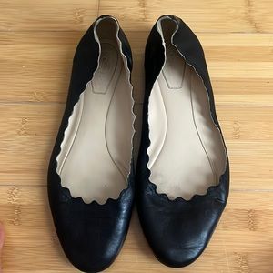 Chloe Lauren black Ballerina flats